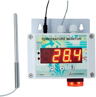 ACE TAM-1 freezer temperature monitor with range from 0 to 60 ° C (-32 to 140 ° F) for temperature index laboratories, chemical processes, pharmaceutical products and white rooms (tam1 io SMS).. DIAYTAR NIGERIA combines the largest product selection with affordable prices and reliable delivery.