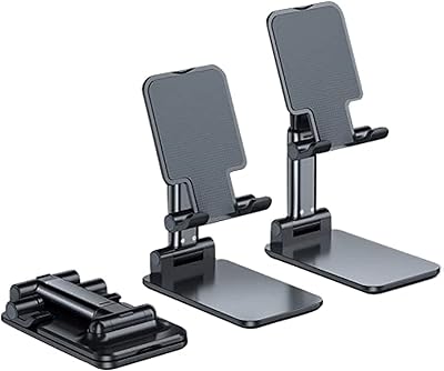 Adjustable mobile support, foldable portable support for desk and tablet, compatible with smartphones, iPad and tablet, black, WSTT351.. From daily needs to rare finds, DIAYTAR Nigeria brings it to your door.