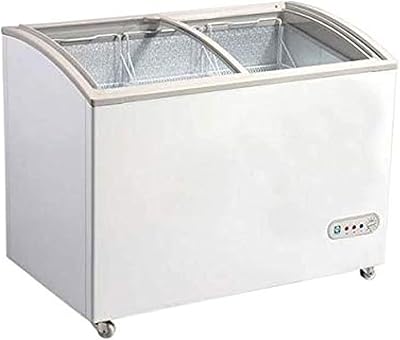 Akai freezer with glass cover in the middle, capacity 340 liters - Model CFMA -340GLE.. DIAYTAR NIGERIA brings the joy of affordable shopping to your fingertips with delivery in less than 8 days.