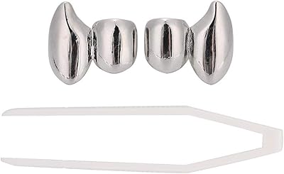 Grill in iced diamond teeth for men and women, hip hop gold grids plated for your teeth, jewelry and teeth accessories, 2 pieces of sparkling teeth to one tooth.. DIAYTAR NIGERIA: Where every purchase is affordable and delivery is always within a week.