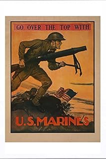 Metal poster of the First World War (Reproduction) by Go Over the Top with U.S. navy.. Experience the ease of one-stop shopping with DIAYTAR NIGERIA's diverse catalog and nationwide delivery.