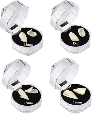 Helly Fangs resin dents, false durable werewolf teeth for cosplay costumes (4 pairs per packet, 13 mm + 15 mm + 17 mm + 19 mm).. The best online shopping experience in Nigeria — DIAYTAR delivers it all.