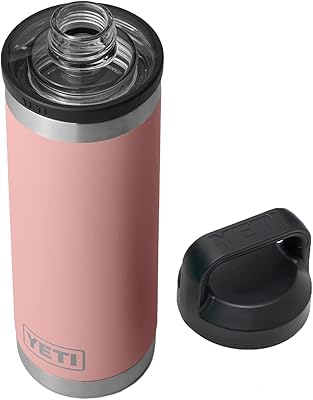 Yeti Rambler bottle, 18 Oz, insulated under vacuum, in stainless steel with chugg lid, sand pink.. Shop smarter with Nigeria's premier e-commerce platform, featuring affordable products delivered nationwide.
