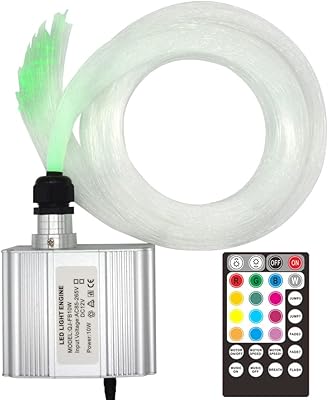 Kit of Star Ceiling lights with fiber fiber optic sparkle, remote control RF 10W RGBW, 200 strands, 6.5 feet/2 m, for cars and rooms.. Fast, affordable, and reliable — that’s the DIAYTAR Nigeria experience.