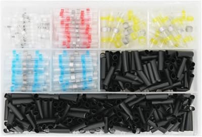 BESOMI ELECTRONICS 500 PARTS WILL WIRES TO SUBTER - CONNECTOR TOTTOR TOTTOR TOCTOR TOCK STOP STANDS AND ISOLUTED ELECTRIC WIRE SUBSTERS WITH CASE (50 BLUES, 20 YELLOWS, 40 White, 340 Blacks, 50 Reds).. Experience budget-friendly shopping at DIAYTAR NIGERIA, Nigeria's premier online marketplace with quick delivery.