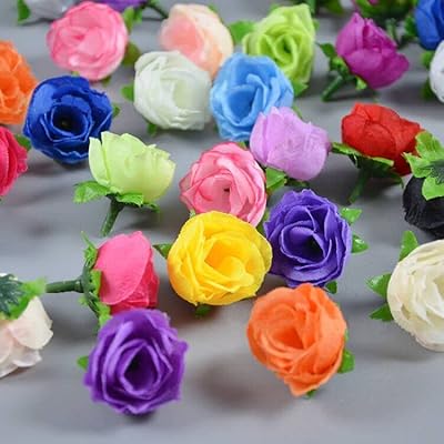 50pcs multicolored artificial pink 12 "Small silk flowers for decoration.. DIAYTAR NIGERIA: Bridging the gap between consumers and quality products with affordable nationwide shipping.