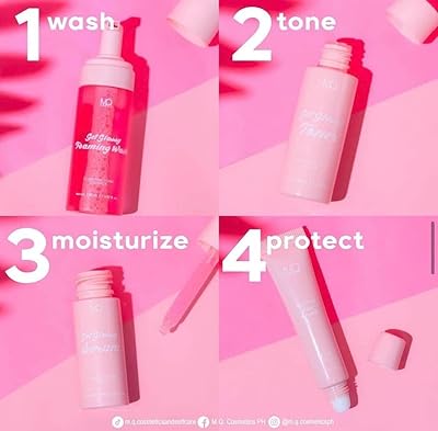 MQ Cosmetics Get Glassy Skin Perfecting Cosmetics Set, whitening, anti-aging, anti-acne, enriched with Korean ingredients, reduces natural skin wrinkles and care.. Experience the power of choice with DIAYTAR NIGERIA's extensive catalog and reliable delivery service.