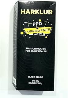 Harklur Black Color PPD, hair dye without ammonia, 60 g.. DIAYTAR NIGERIA puts thousands of products at your fingertips with affordable prices and delivery within a week.