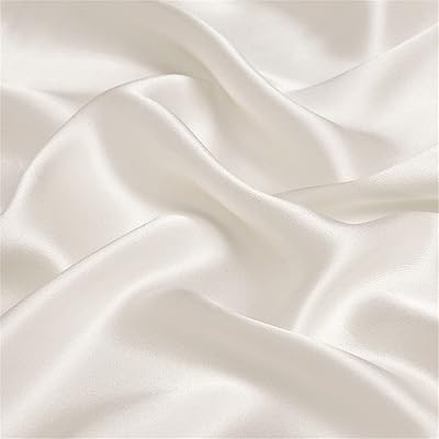 Yjkis Fabric 100 % Pure Silk Size 44 ", Natural white charming fabric per meter for clothing seam and crafts, natural white.. Discover endless possibilities with DIAYTAR NIGERIA's comprehensive catalog and reliable delivery service.