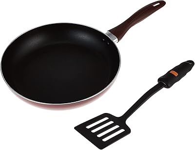 Royalford non -stick frying stove of 26 cm with nylon -stirring spatula - Set of superior frying stoves, frying stove with spatula to stir inclusive included.. Discover more ways to save — every day on DIAYTAR Nigeria.