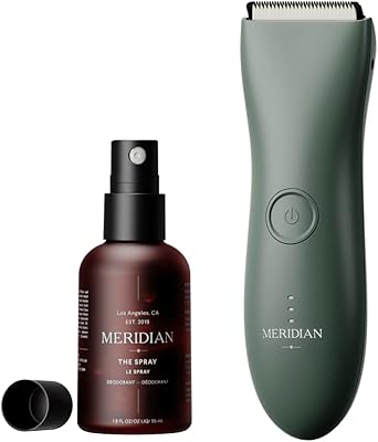 The complete Meridian package: Includes a waterproof electric mower for men under the belt and a spray (50 ml) | With ceramic blades and sensitive shaving technology (SAGE).. Affordable convenience is here — shop DIAYTAR Nigeria today.