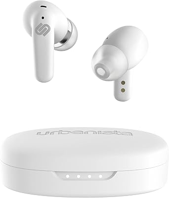 Wireless gaming headphones Urbanista Seoul, 70 ms with Bluetooth 5.2, autonomy of 32 hours, micro antibruity, touch control, double mode, IPX4 water resistant, white pearly white.. Discover endless possibilities with DIAYTAR NIGERIA's extensive product range and affordable shipping.