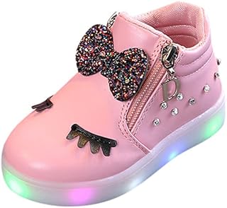 Baby and children - Children Baby Infants Girls Crystal Bowknot LED Light Boots Sports Shoes Sneakers Fashion Animation Animation Shoes 190320.. Nigeria’s trusted store online — DIAYTAR Nigeria never disappoints.