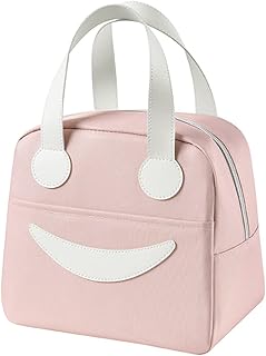 Isothermal lunch bags for women - lunch bag with aluminum foil, insulated lunch box for school and office (pink).. Big savings, small wait times — shop now at DIAYTAR Nigeria.