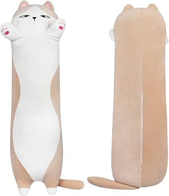 Long plush pillow for Ashweeshab cat, 35.4 ", 1.7 lb, long pillow to cuddle and sleep, cute giant body pillow, pretty gifts for Valentine's Day or a birthday (brown cat, 35.4").. Shop smarter with Nigeria's premier e-commerce platform, featuring affordable products delivered nationwide.