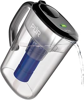 Plus pure water carafe with purification system, 7 cups, smoked color, PPT711B.. DIAYTAR NIGERIA: Where every shopping need is fulfilled with affordable prices and nationwide shipping.