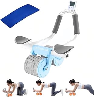 Automatic abdominal wheel, abdominal wheel with elbow support, abdominal wheel roller for basic training, with timer, abdominal training equipment at home for abdominal and basic strength training.. DIAYTAR NIGERIA brings the market to your fingertips with affordable prices and swift delivery services.