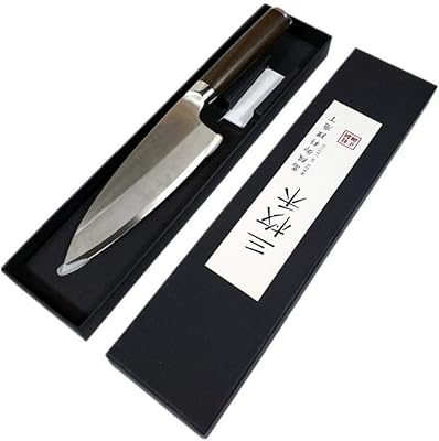 Japanese sushi knife in German steel DEBA for left hand (180 mm).. Discover the joy of online shopping with DIAYTAR NIGERIA's budget-friendly prices and reliable shipping.