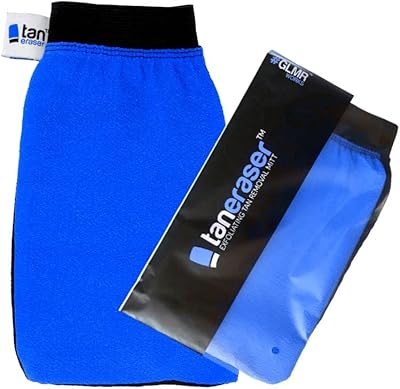 False anti -tanning glove - blue and black | Easily eliminates sprays or self -tanning products.. For everyday items and more, trust DIAYTAR Nigeria.