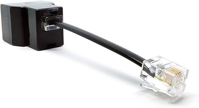 Double Double Distributor Adapter RJ 11 (black, bidirectional distributor).. Experience the ease of modern shopping with DIAYTAR NIGERIA's vast selection and quick delivery service.