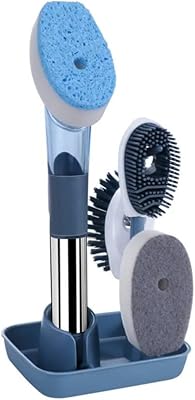 Raakstore dishes cleaning brush, set of dish brushes with soap dispenser with 4 spare heads and storage support, kitchen cleaning brush to clean the dishes, pan and sink.. Thousands of items, all priced just right — shop DIAYTAR Nigeria today.