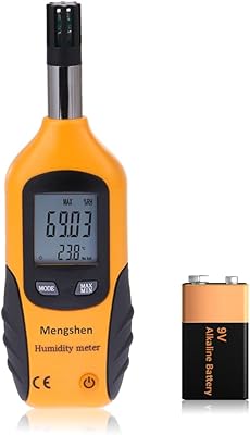 Mingshin digital psychometer - Portable thermometer and humidimeter with dew point and humid bulb temperature - Battery included, M86.. DIAYTAR NIGERIA delivers more than products - we deliver affordable solutions within days.