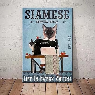 Funny metal siamese cat, tin signs, sewing workshop, life in each sritch, house, bedroom, people, cave, bathroom, living room, coffee, kitchen, house wall decoration, retro print poster, best gift plate.. Experience the ease of one-stop shopping with DIAYTAR NIGERIA's diverse catalog and nationwide delivery.