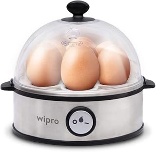 Wipro Vista electric egg leather, 360 watts, 3 boiling modes, body and heating plate in stainless steel, boil up to 7 eggs at a time, automatic, white, standard stop (VB021070).. No delays, no drama — just fast, affordable shopping with DIAYTAR Nigeria.