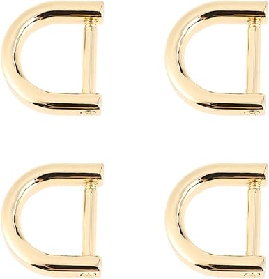 Outnice 4 parts in metal in the shape of a semi-circle rings in D replacement for handbag and wallet pliers for the manufacture of DIY bags.. Experience the joy of convenient shopping with DIAYTAR NIGERIA's vast selection and quick delivery service.