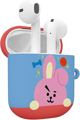 Rigid protective case with official BT21 design for AirPods with keychain 1 and 2.. DIAYTAR NIGERIA transforms dreams into deliveries with our affordable prices and reliable shipping.