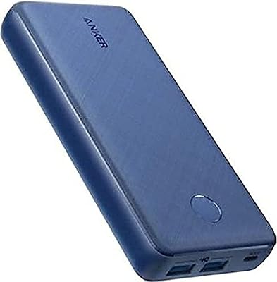 Portable charger Anker PowerCore 20000, 20 100 mAh with two USB ports, Poweriq 2.0 food bank (up to 18 W), fast charge for iPhone, Samsung and Plus (compatible with fast -charge devices) (blue) (blue) (blue) (blue) (blue).. Unlock endless possibilities with DIAYTAR NIGERIA's affordable marketplace and reliable delivery service.