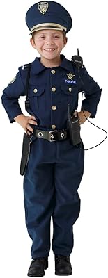 Dress up America deluxe Police uniform for boys - Made of polyester, machine washable and naturally waterproof, dark blue, average child 3/4T.. Find everything you need at prices you'll love with DIAYTAR NIGERIA's comprehensive e-commerce platform.