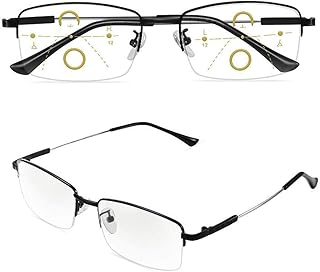 Multifocal anti -electrocal reading glasses in titanium alloy, multifocal UV protection for men and women.. DIAYTAR NIGERIA: Empowering Nigerians with access to affordable products delivered within 8 days.
