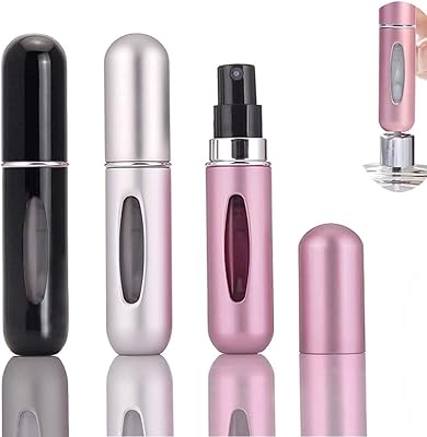 Alykdon 3 bottles of 5 ml rechargeable perfume - mini travel scent - Vidptable portable sprayer bottle.. DIAYTAR NIGERIA: Where shopping dreams come true with budget-friendly prices and nationwide shipping.