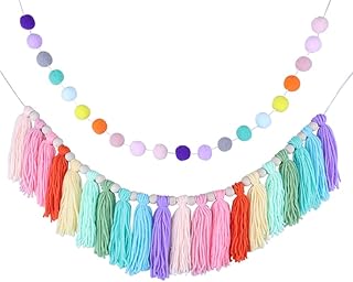 Bohemian pompom garland 2 colored garlands wall decoration to hang rainbow garland cotton.. Say goodbye to limited options and long shipping times. DIAYTAR Nigeria delivers variety, quality, and affordability straight to your door.