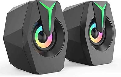 Computer speakers 2.0 channels powered by USB 35 mm with RVB with 7.. Discover why millions choose DIAYTAR for affordable online shopping with delivery in just 5-8 days.