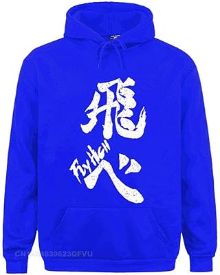 Haikyuu Karasuno Fly High Hood For Men Round Col Pure Cotton Women Bokuto Oya Manga Volleyball (Blue, XL).. Buy better with DIAYTAR Nigeria — the ultimate e-commerce platform in Nigeria.