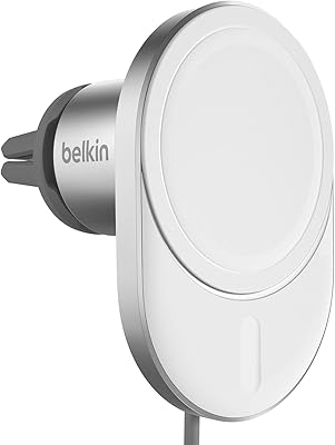 Belkin Boost Loading Pro PRO Wireless Car charger with Super Powerful Magnetic Support of 15 W and Magsafe charger for iPhone 12, 13 and 14.. DIAYTAR NIGERIA delivers satisfaction with every purchase through our affordable and reliable service.