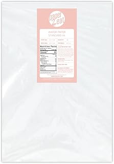 Eight standard wafflete paper paper, size 8.25 "x 11.7" - 100 pieces - 0.27 mm - edible printer paper.. DIAYTAR NIGERIA: Your trusted partner for affordable online shopping with reliable delivery timeframes.