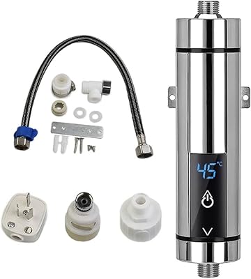 Electric instantaneous water heater, 3500W shower electric water heater with LED for kitchen sink, bathroom sink.. Experience the ease of digital shopping with DIAYTAR NIGERIA's affordable and diverse marketplace.