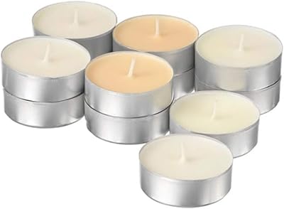 Ikea Sinlig scented candle in a natural vanilla metal cup / package of 12 103.373.13.. DIAYTAR NIGERIA combines affordability, variety, and convenience with nationwide delivery services.