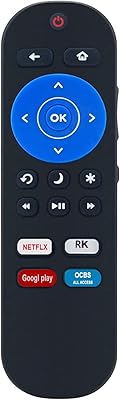 New replacement remote control for Sharp Roku TV with shortcut key 4 Netflix channels, Roku chain, Google Play CBS All Access.. Your complete shopping solution, DIAYTAR NIGERIA offers extensive choice with competitive prices and delivery.
