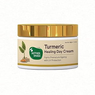 Turnsy day cream Mother Sparsh Turmery with turmeric and gutu kola extracts | prevents premature aging thanks to UV protection - 40 g.. Everyday deals, every category — only on DIAYTAR Nigeria.