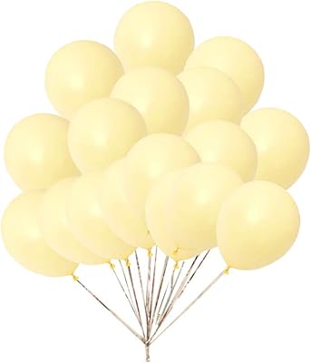 In Joy 5 "Small latex balloons, package of 200 yellows, celebration photo session, wedding, baby shower, birthday decorations.. Enjoy low prices, wide selections, and reliable delivery with DIAYTAR Nigeria.