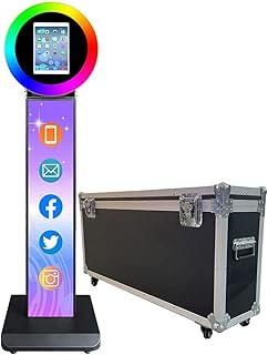 Adjustable selfie tripod with free personalized logo for 10.2 inch iPad with RVB LED light ring for Christmas wedding party.. For everyday items and more, trust DIAYTAR Nigeria.