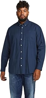 Oxford shirt with long -sized long sleeves for men (lot of 1).. DIAYTAR NIGERIA delivers on every promise with our affordable prices and nationwide delivery service.