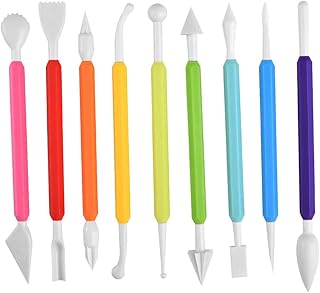 Set of 9 -piece cake decoration tools, melting modeling kit with 18 forms of different flower paste sculpture, clay mold, sugar tool, bakery accessories.. DIAYTAR NIGERIA delivers more than products - we deliver affordable shopping satisfaction nationwide.
