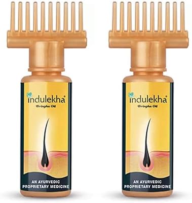 Bringha indulekha hair oil, 100 ml (package of 2).. Shop from anywhere in Nigeria and receive your DIAYTAR purchases at affordable prices within a week.