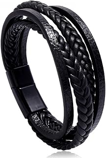 Luxury leather bracelet for men goodrun multilayer for men bracelet bracelet with magnetic.. DIAYTAR NIGERIA makes quality accessible to all with our affordable prices and quick delivery service.