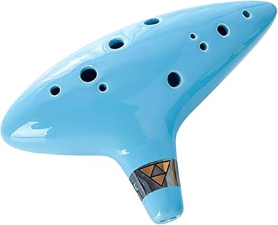 Ocarina, Alto C Ocarina 12 -hole portable music instrument with protective bag.. DIAYTAR NIGERIA connects desire with fulfillment through our affordable e-commerce platform.
